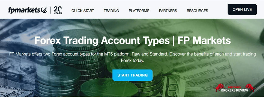 FP Markets Account Types